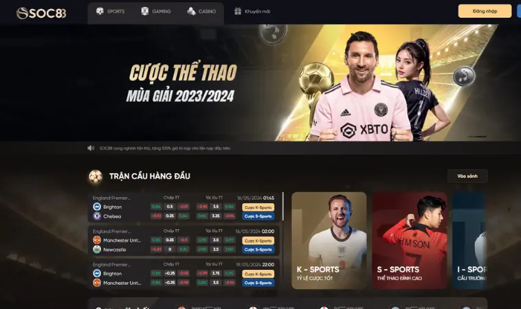 Đánh giá nhà cái SOC88 | Điểm đến an toàn của mọi cược thủ 1 Đánh giá nhà cái SOC88 uy tín không? Vì sao nên tới