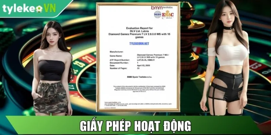 Giấy phép hoạt động